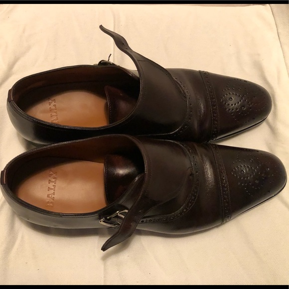 Bally Scandil Leather Monkstrap Shoe